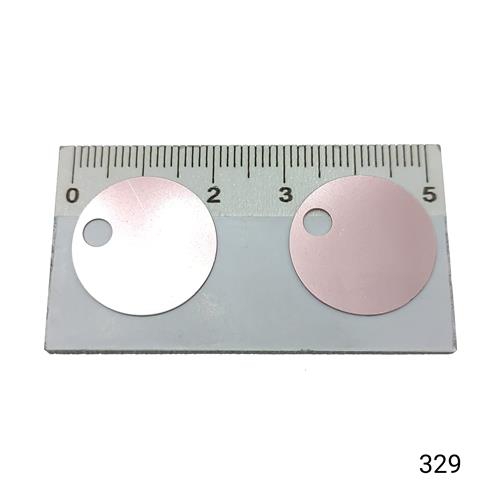 Plastik Pul Kod 10C 20 mm Çanta Pulu  Renk Kodu 329 Pastel Pembe