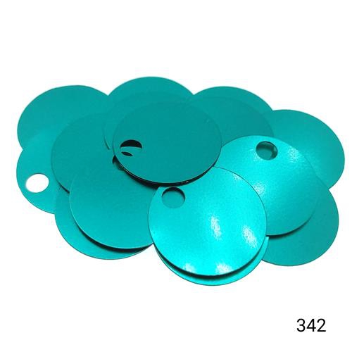 Plastik Pul Kod 10C 20 mm Çanta Pulu  Renk Kodu 342 Pastel Camgöbeği