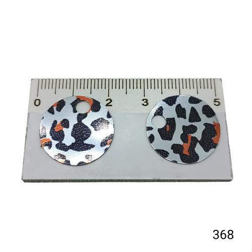 Plastik Pul Kod 10C 20 mm Çanta Pulu  Renk Kodu 368 Leopar Gümüş