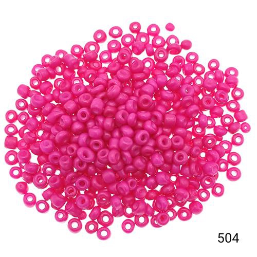 Cam Boncuk 06 mm Renk Kodu 504 Mat Pembe