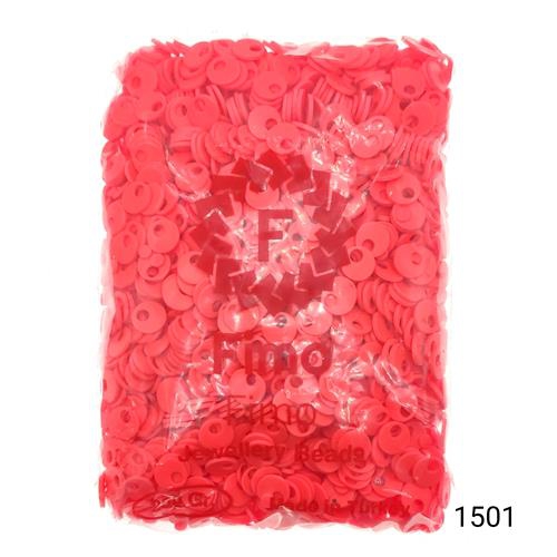 Fimo 10 mm  Patik  Renk 1501 Fosforlu Pembe