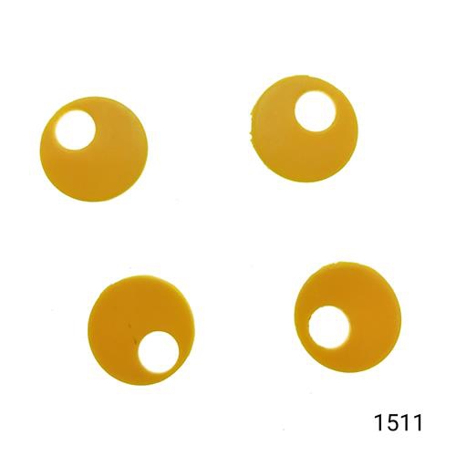 Fimo 10 mm  Patik  Renk 1511 Hardal Sarısı