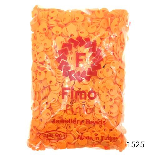 Fimo 10 mm  Patik  Renk 1525 Fosforlu Turuncu