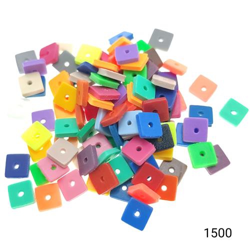 Fimo 4 mm Kare  Renk 1500 Karışık