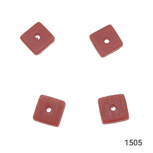 Fimo 4 mm Kare  Renk 1505 Bordo