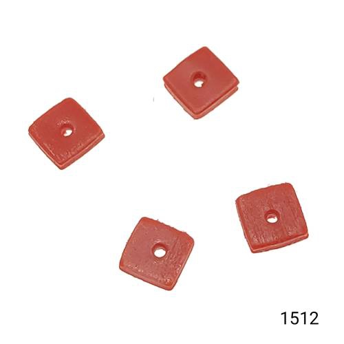 Fimo 4 mm Kare  Renk 1512 Kiremit Rengi