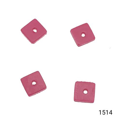 Fimo 4 mm Kare  Renk 1514 Koyu Pembe