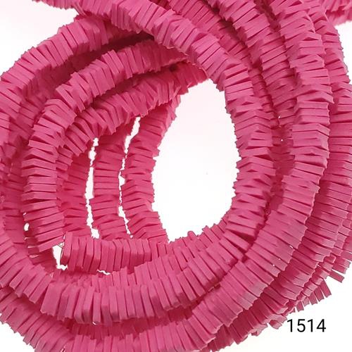 Fimo 4 mm Kare  Renk 1514 Koyu Pembe