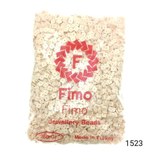 Fimo 4 mm Kare  Renk 1523 Krem