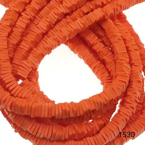 Fimo 4 mm Kare  Renk 1530 Turuncu