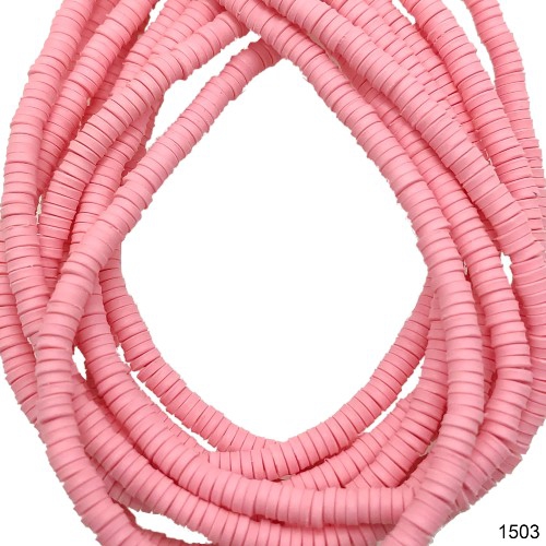 Fimo 4 mm Yuvarlak  Renk 1503 Açık Pembe