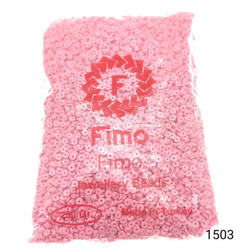 Fimo 4 mm Yuvarlak  Renk 1503 Açık Pembe