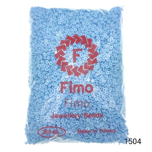 Fimo 4 mm Yuvarlak  Renk 1504 Açık Mavi