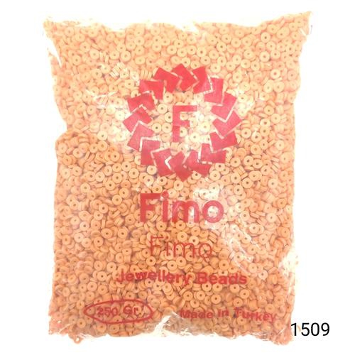 Fimo 4 mm Yuvarlak  Renk 1509 Kayısı Rengi