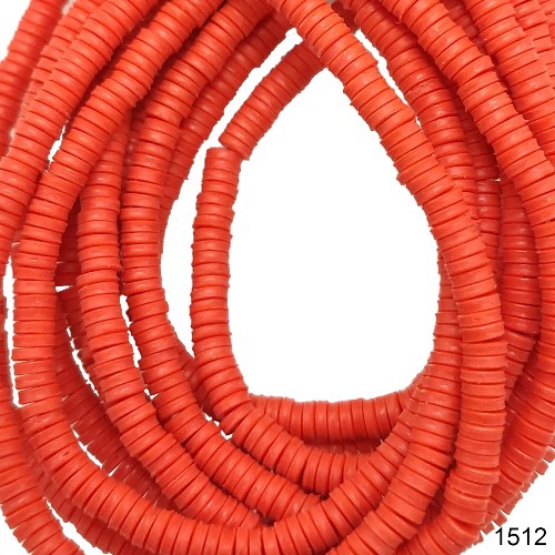 Fimo 4 mm Yuvarlak  Renk 1512 Kiremit Rengi