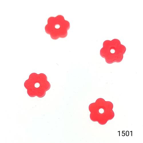 Fimo 6 mm Papatya  Renk 1501 Fosforlu Pembe