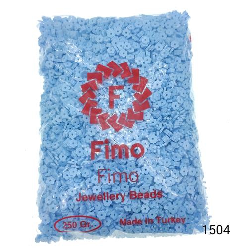 Fimo 6 mm Papatya  Renk 1504 Açık Mavi