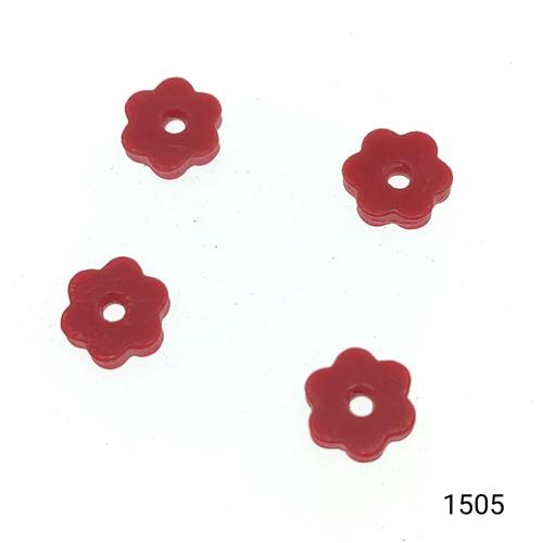 Fimo 6 mm Papatya  Renk 1505 Bordo