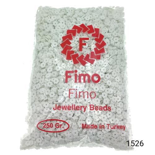 Fimo 6 mm Papatya  Renk 1526 Beyaz