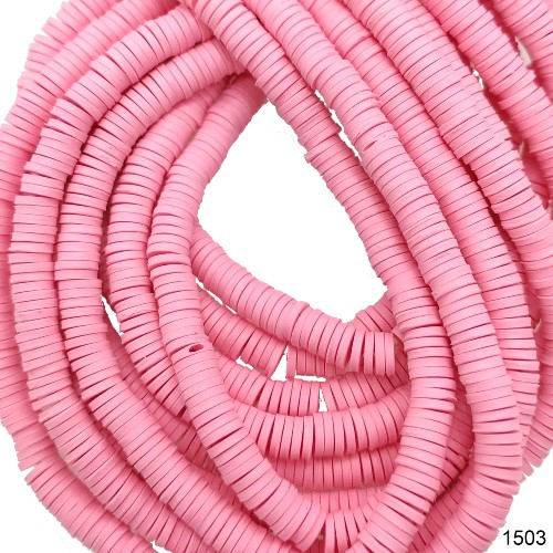 Fimo 6 mm Yuvarlak  Renk 1503 Açık Pembe