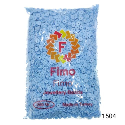 Fimo 6 mm Yuvarlak  Renk 1504 Açık Mavi