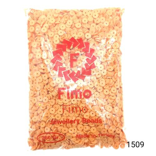 Fimo 6 mm Yuvarlak  Renk 1509 Kayısı Rengi