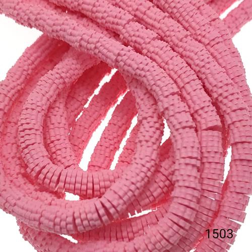 Fimo 7 mm Çark  Renk 1503 Açık Pembe