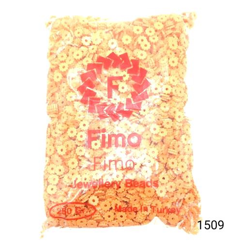 Fimo 7 mm Çark  Renk 1509 Kayısı Rengi