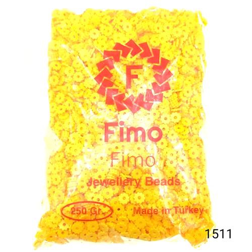 Fimo 7 mm Çark  Renk 1511 Hardal Sarısı