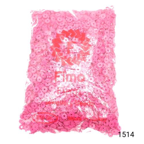 Fimo 7 mm Çark  Renk 1514 Koyu Pembe