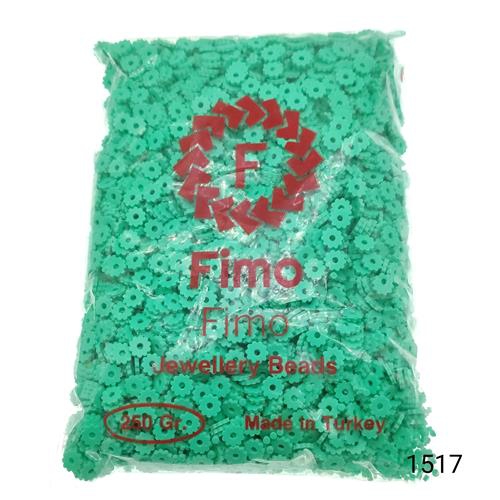 Fimo 7 mm Çark  Renk 1517 Mint Yeşili