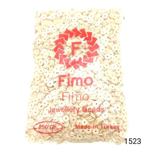 Fimo 7 mm Çark  Renk 1523 Krem