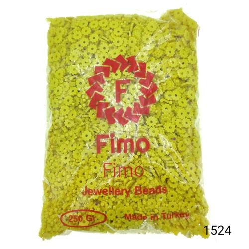 Fimo 7 mm Çark  Renk 1524 Sarı