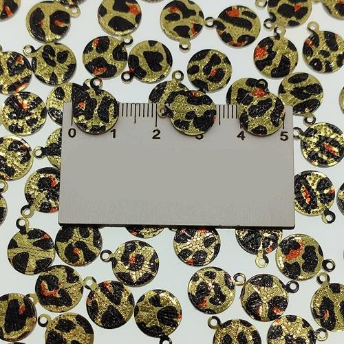 Pleksi Pul Model 227 12x14 mm Renk 366 Leopar Altın