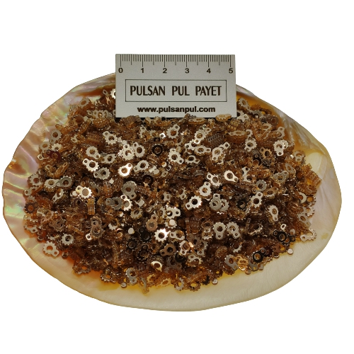 Pleksi Pul Model 264 5x7 mm Renk 230 Metalik Rose