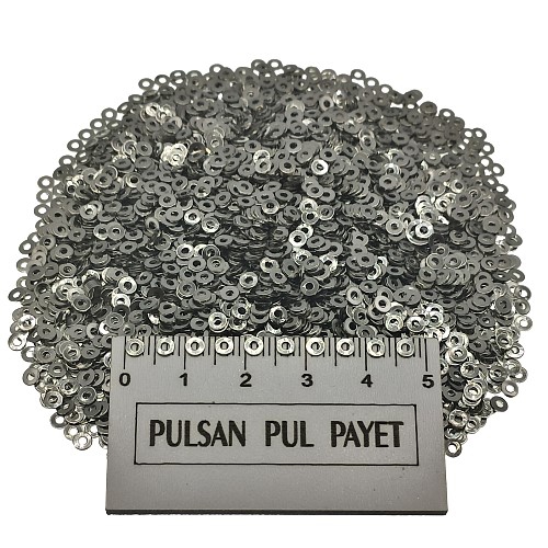 Metal Pirinç Pul Model 201 3x3 mm Nikel