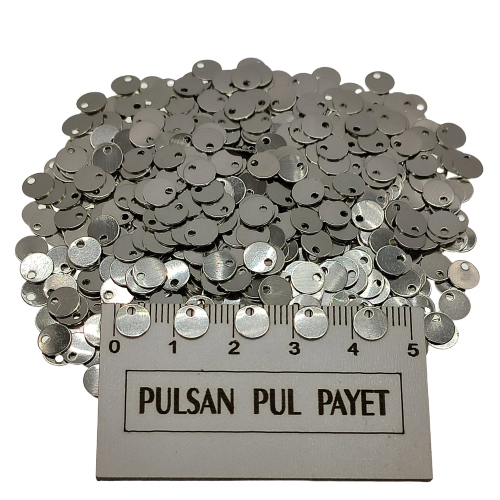 Metal Pirinç Pul Model 207 6x6 mm Nikel