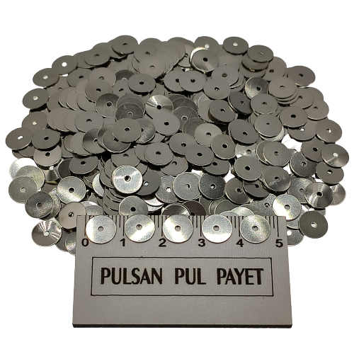 Metal Pirinç Pul Model 210 8x8 mm Nikel