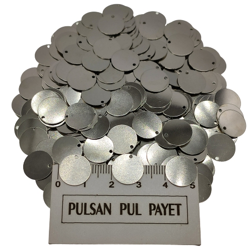 Metal Pirinç Pul Model 219 12x12 mm Nikel