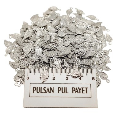 Metal Pirinç Pul Model 236 7x13 mm Nikel