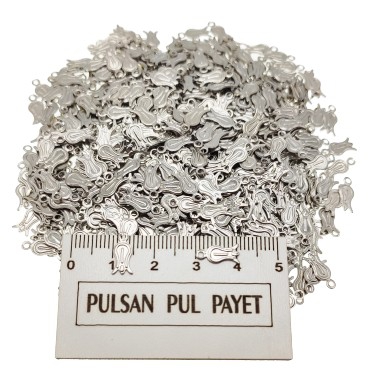 Metal Pirinç Pul Model 237 5x10 mm Nikel