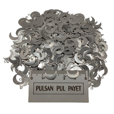 Metal Pirinç Pul Model 241 4x14 mm Nikel