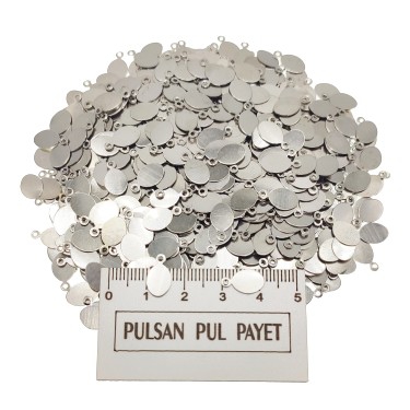 Metal Pirinç Pul Model 247 6x12 mm Nikel