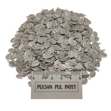 Metal Pirinç Pul Model 251 6x12 mm Nikel