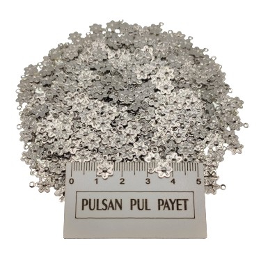 Metal Pirinç Pul Model 253 7x10 mm Nikel