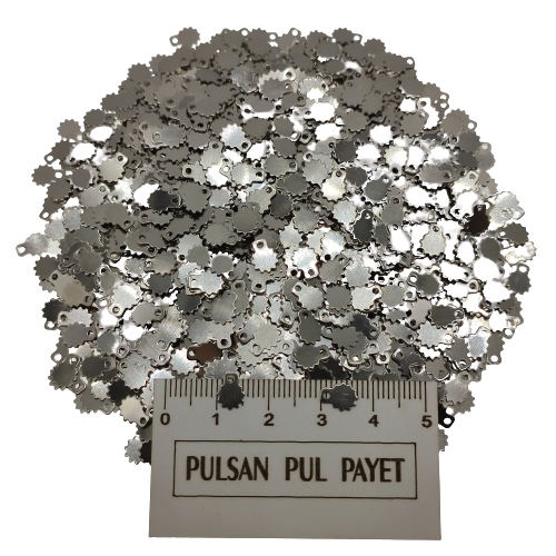 Metal Pirinç Pul Model 265 5x7 mm Nikel