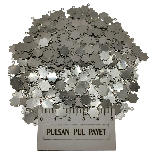 Metal Pirinç Pul Model 270 8x12 mm Nikel