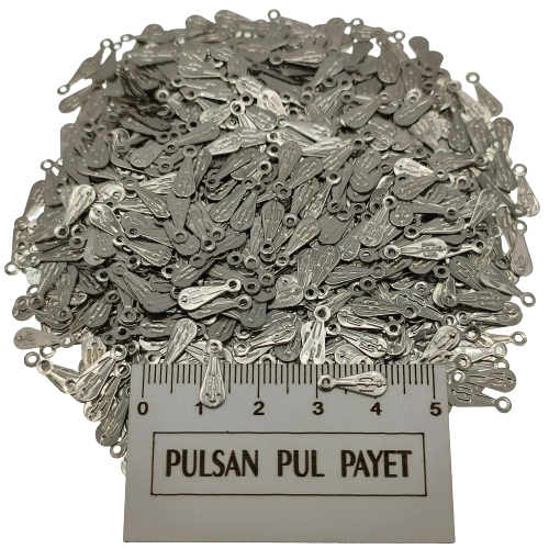 Metal Pirinç Pul Model 280 4x12 mm Nikel