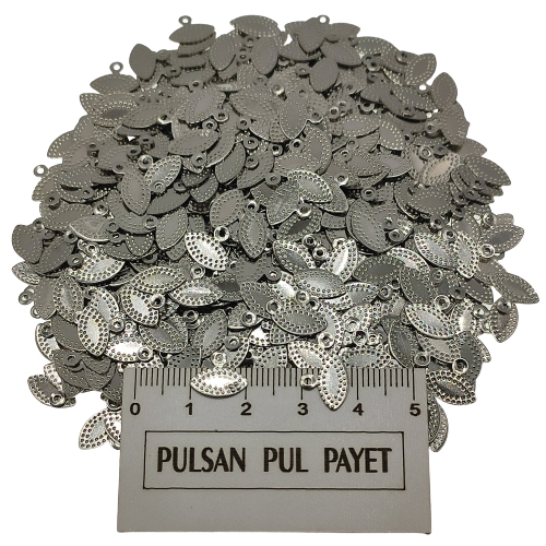 Metal Pirinç Pul Model 301 8x10 mm Nikel