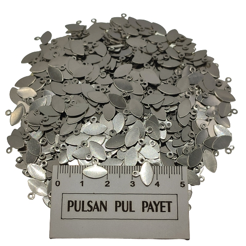 Metal Pirinç Pul Model 303 8x10 mm Nikel